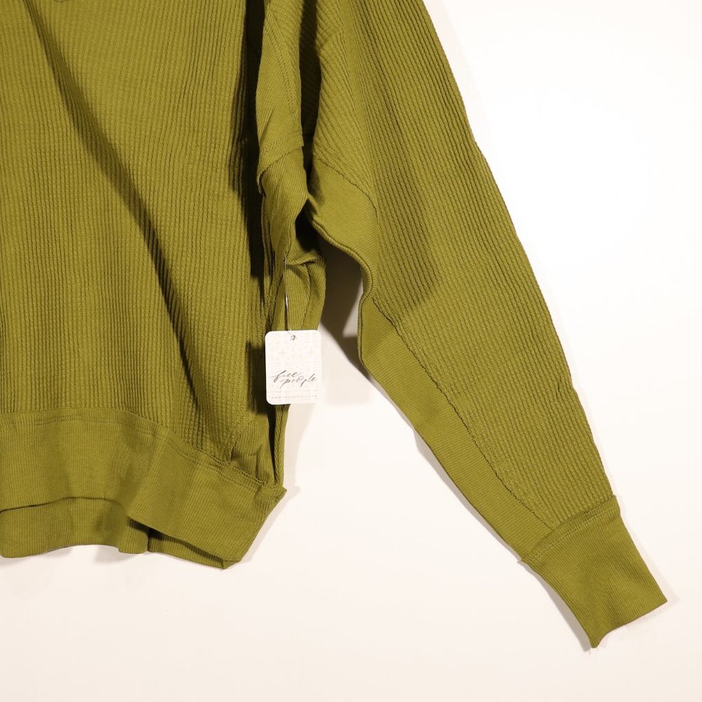 NWT Free People Santa Clara Thermal in Ferngully - Picture 7 of 16